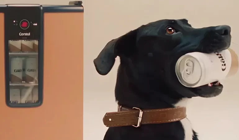 Consul treina cães idosos a buscarem cerveja na geladeira